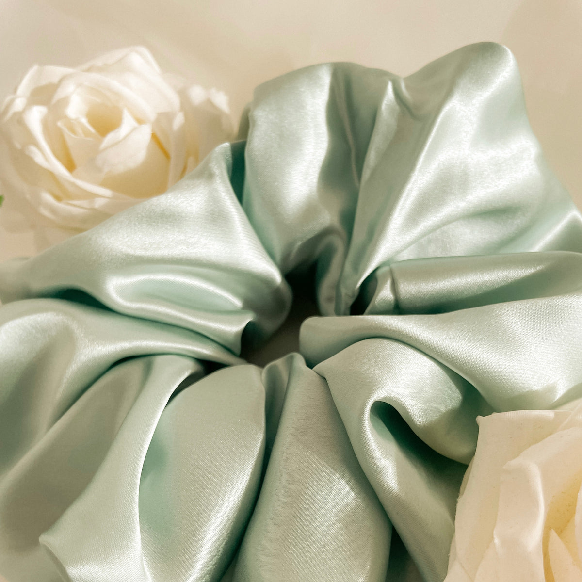 Silk Scrunchie - Mint